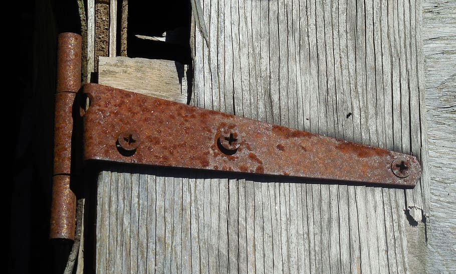 rusty, hinge, old, texture, door, metal, grunge, vintage, iron HD wallpaper