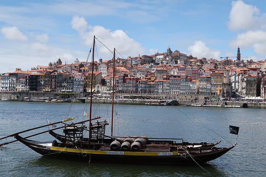 porto, river, douro, boat, water, nautical vessel, transportation