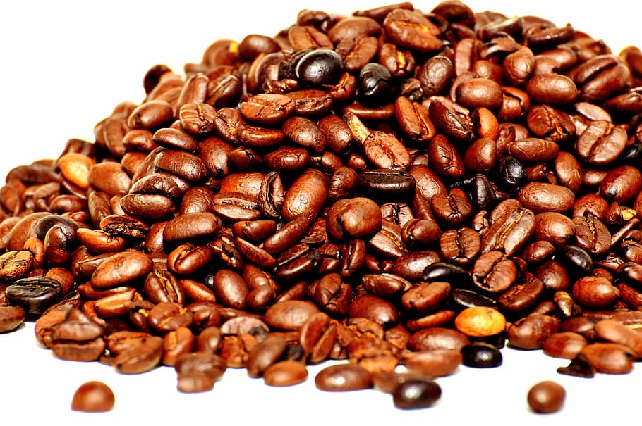 photography of coffee beans, cafe, roasted, caffeine, brown HD wallpaper