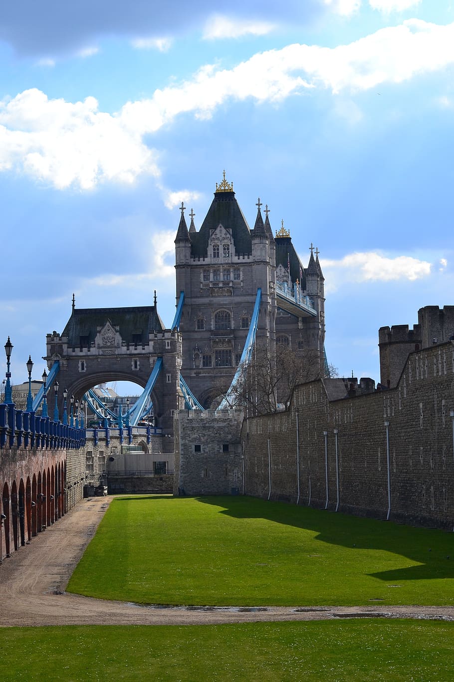sun, sky, spring, london, bridge, landmark, old, built structure HD wallpaper