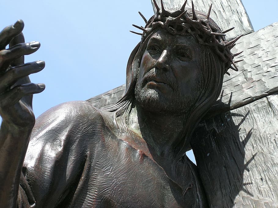 Jesus Christ statue, good friday, easter, crucifixion, suffer HD wallpaper