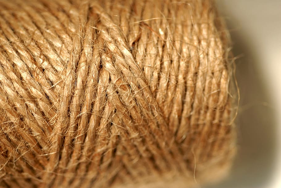 Coil, Thread, Pattern, Macro, coil thread, close-up, hay, agriculture HD wallpaper