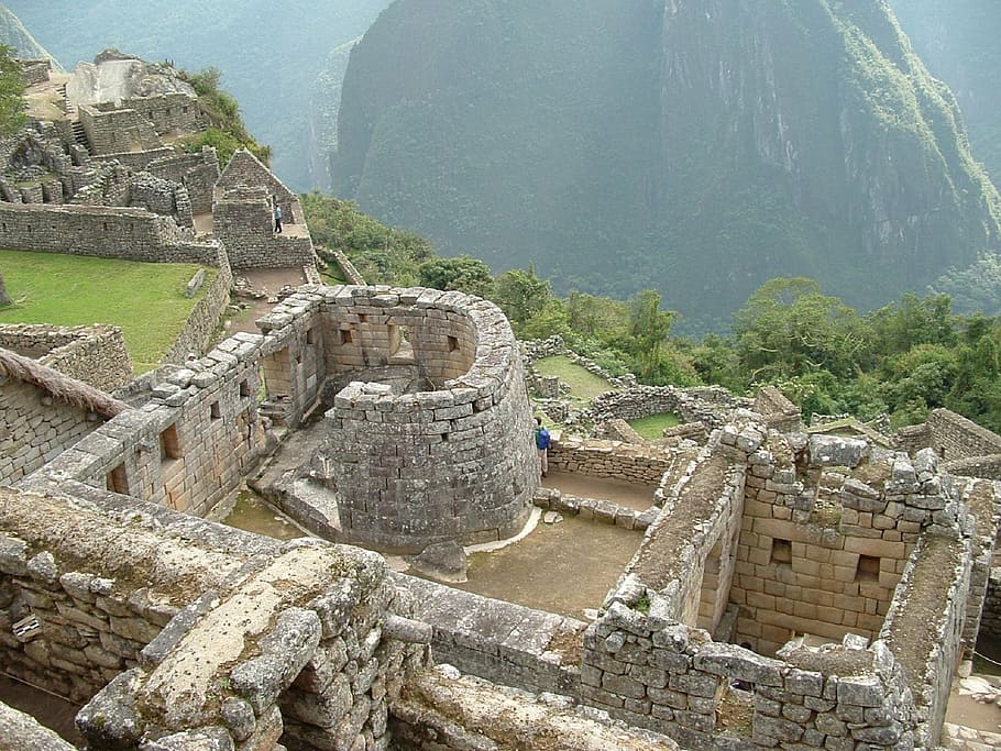 machu picchu, ruins, mountains, peru, inca, citadel, south america, HD wallpaper