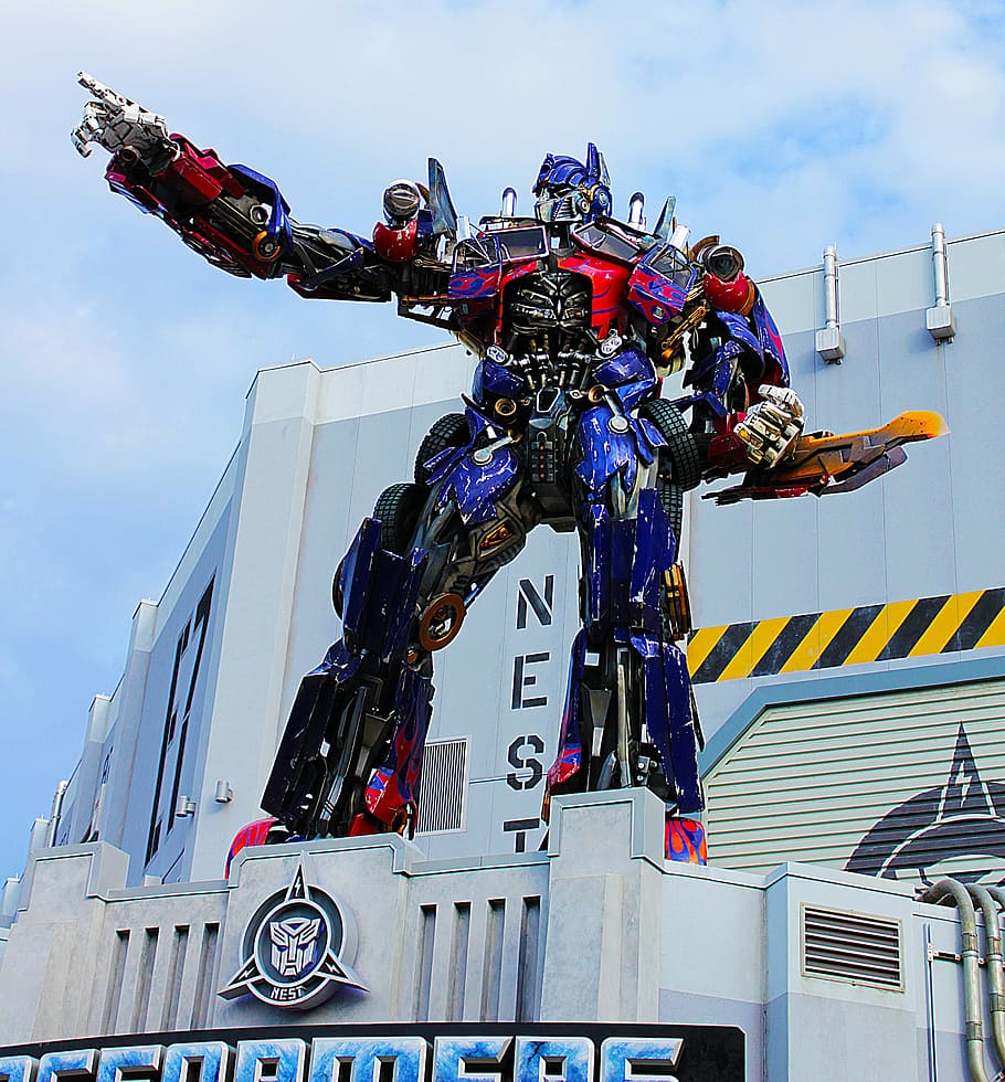 HD wallpaper: Optimus Prime statue on platform, Transformers, Car,  convertible | Wallpaper Flare