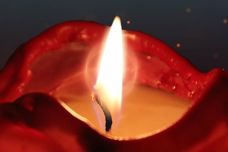 candle, candlelight, flame, mood, romance, fire - Natural Phenomenon HD wallpaper