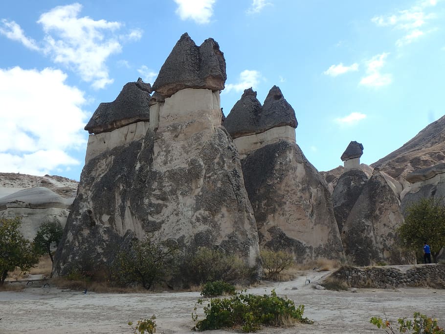 Sandstone, Cappadocia, Turkey, architecture, history, built structure HD wallpaper