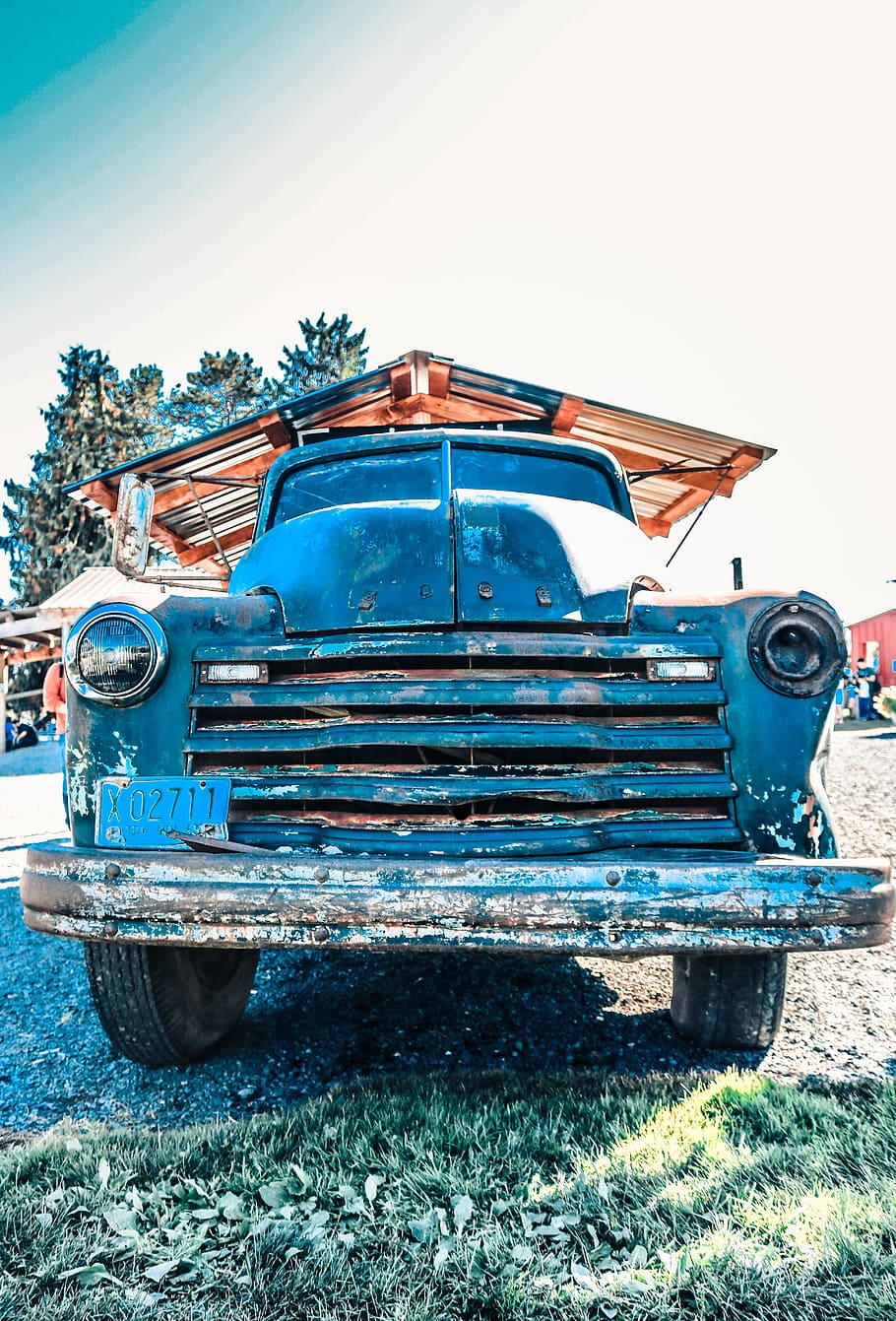 Car, Auto, Old, Vintage, Farm, Vehicle, automobile, transport HD wallpaper
