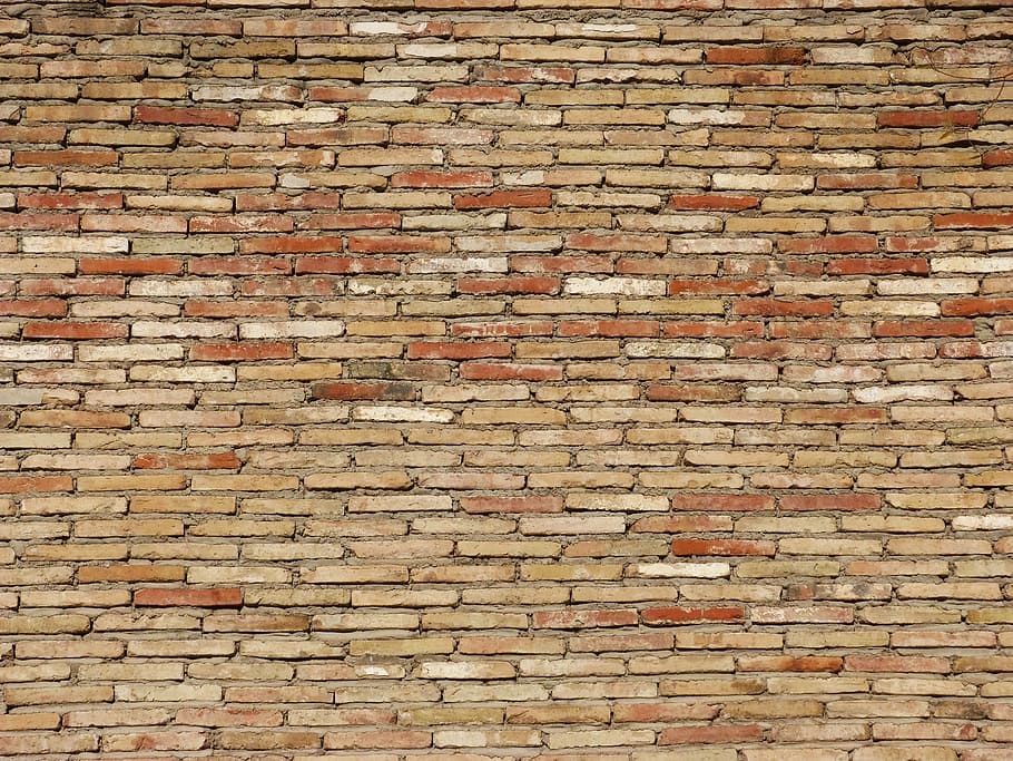 brown brick wall, bricks, background, texture, backgrounds HD wallpaper