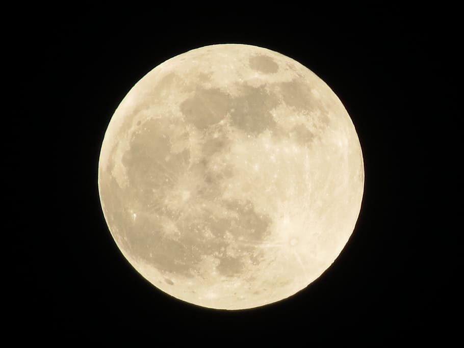 full moon, Night, Sky, Moonlight, lunar, bright, astrology HD wallpaper