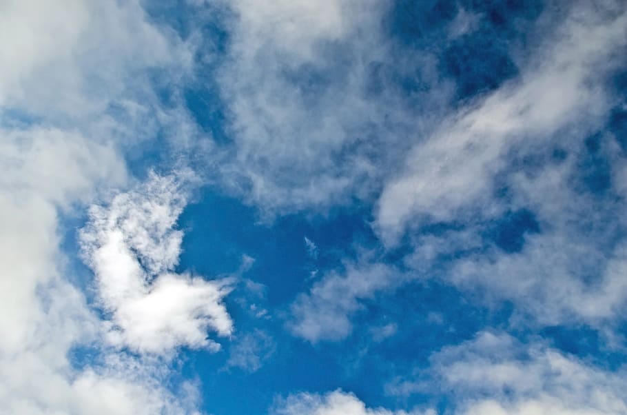 sky, blue, cloud, cloudy, background, weather, sunny, wallpaper HD wallpaper