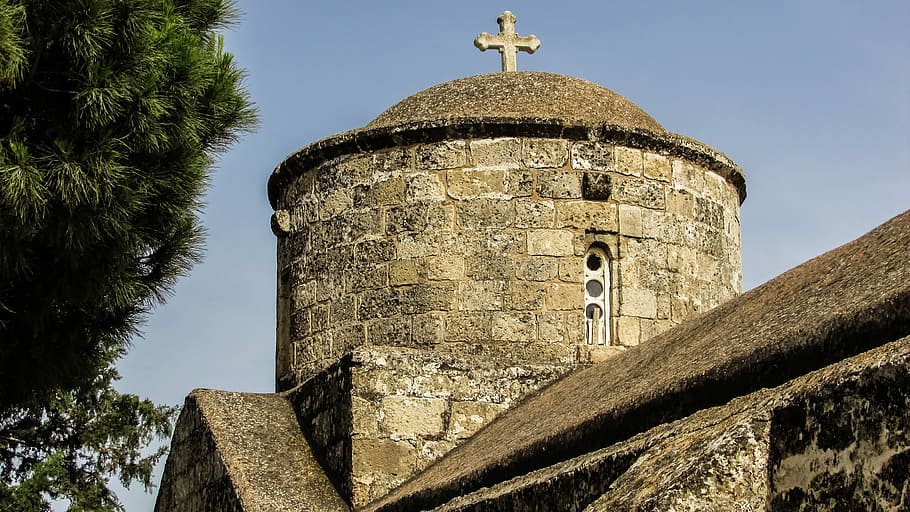 Cyprus, Paralimni, Church, ayia anna, medieval, orthodox, architecture