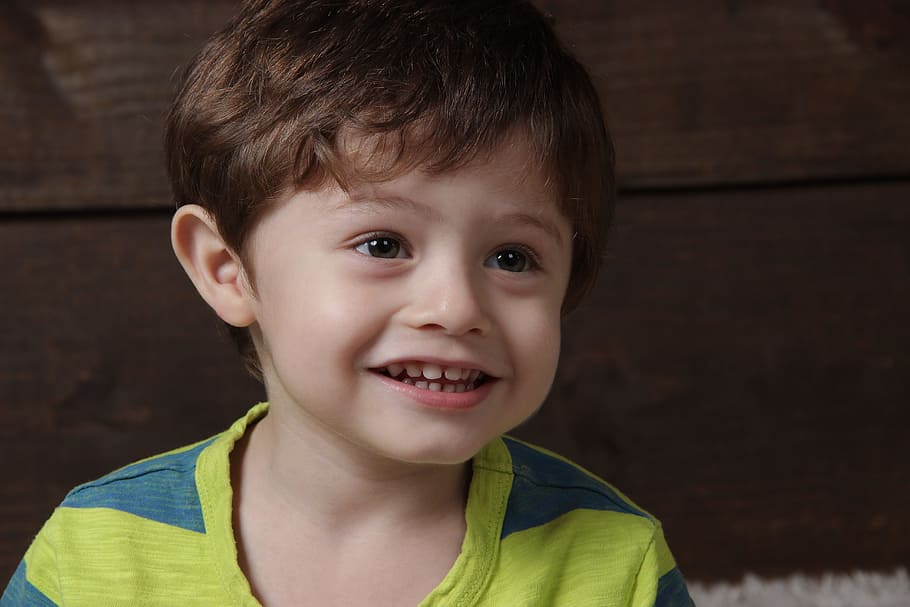 happy, smiling, boy, child, portrait, childhood, headshot, innocence HD wallpaper