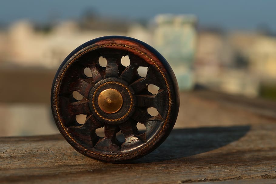 wheel, life, cycle, round, close-up, metal, focus on foreground HD wallpaper
