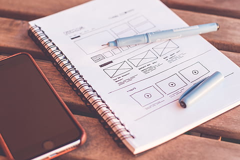 Web Design Wireframe Layout, sketch, uX, art and Design, business HD wallpaper