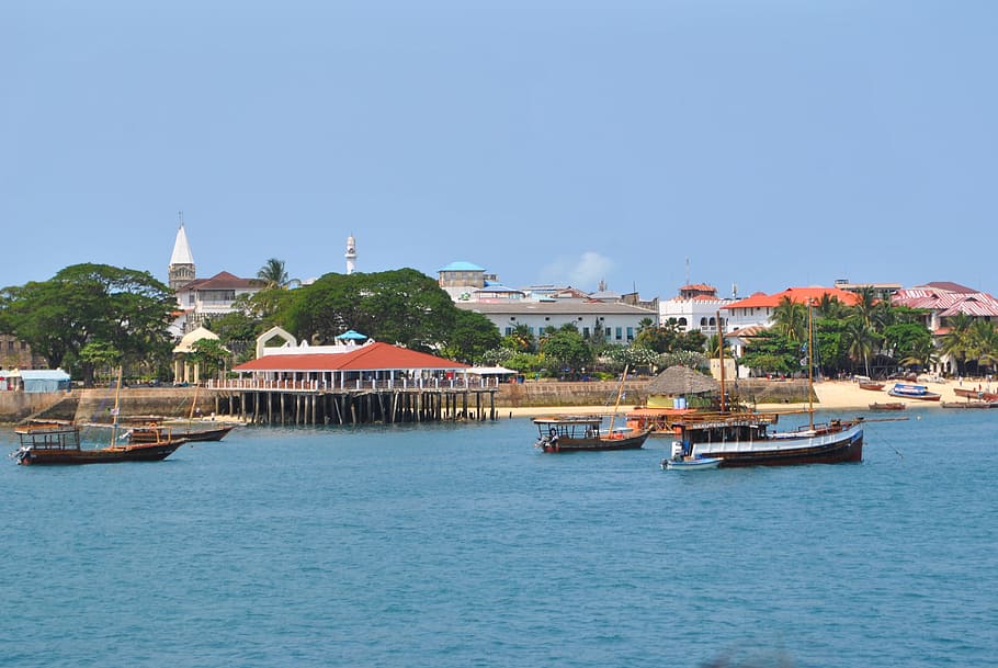 Stone Town, Zanzibar, Capital, Port, Sea, water, nautical vessel