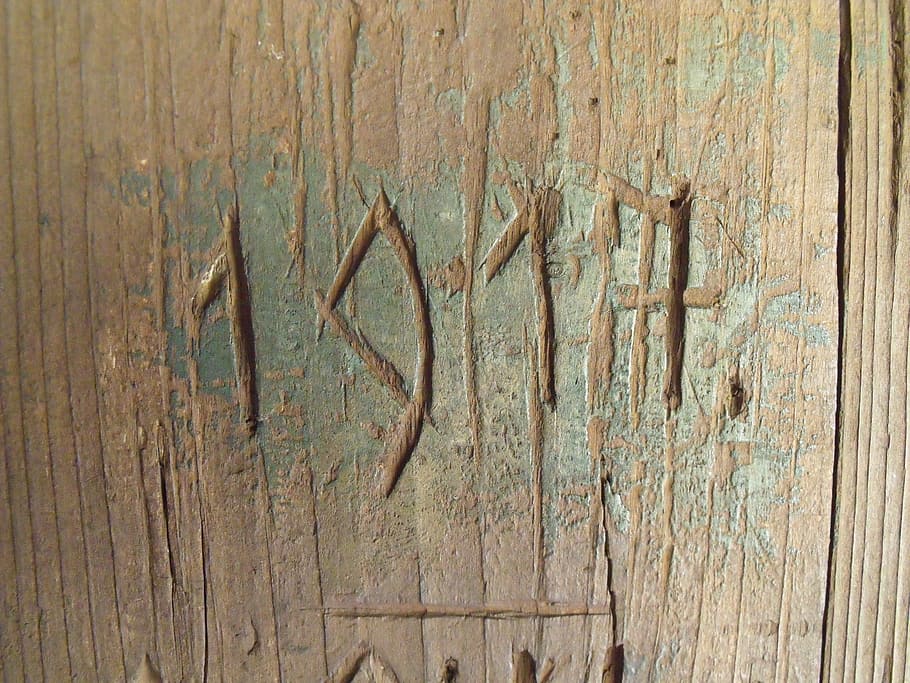 altholz, year, old, font, wood, board, carving, wood - material HD wallpaper
