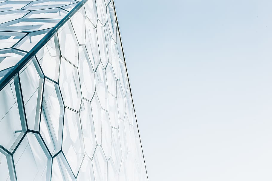 architecture, building, infrastructure, design, blue, sky, clear sky HD wallpaper