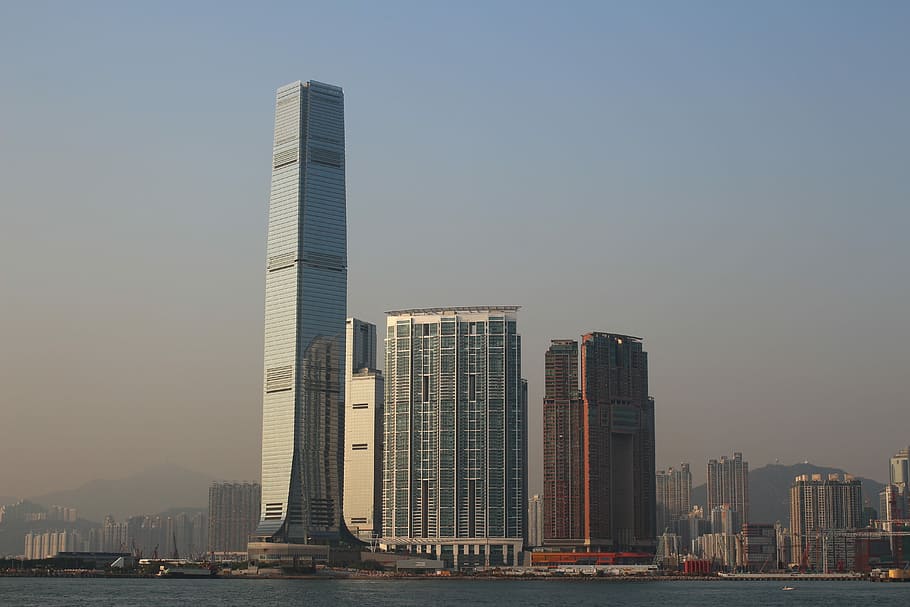 Hong Kong, Building, architecture, no people, sky, travel destinations HD wallpaper