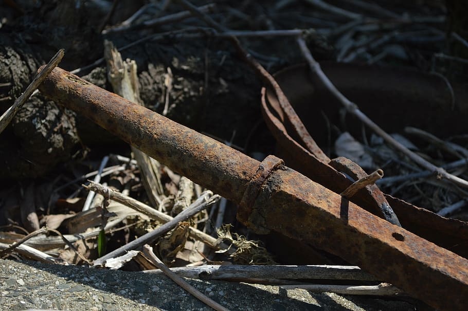 rust, 朽, iron, rusty, nature, no people, day, metal, abandoned HD wallpaper