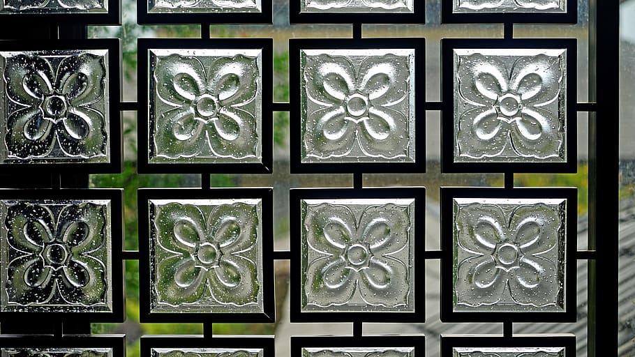 glass, window, light, china, pattern, decoration, backgrounds HD wallpaper