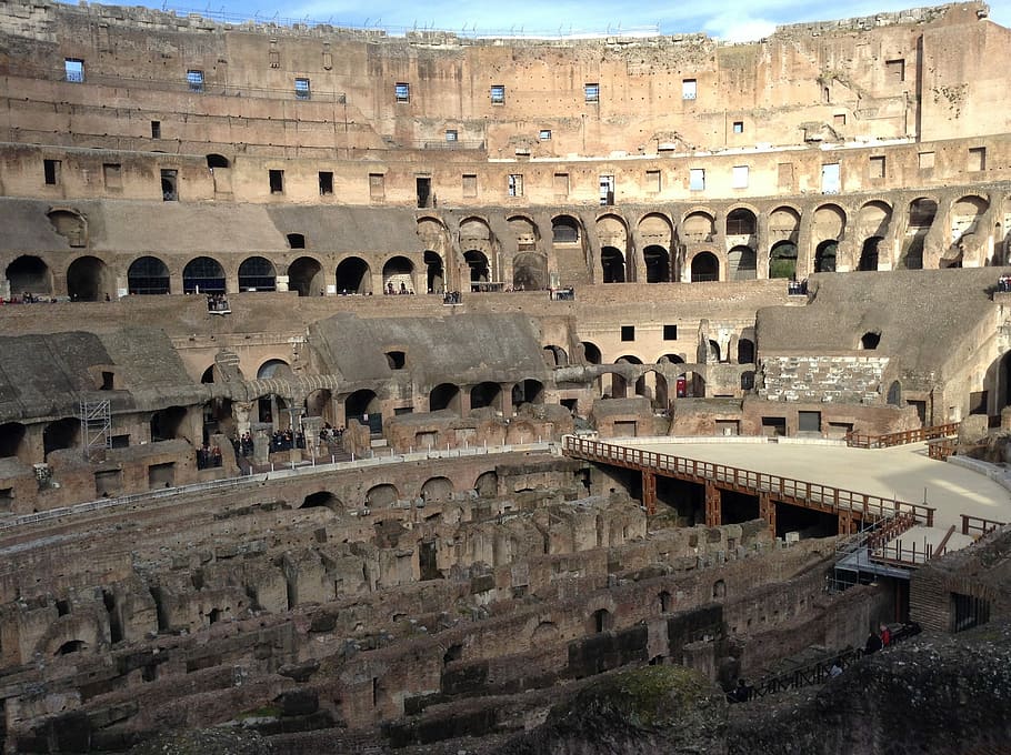 Rome, Coliseum, Arena, travel destinations, history, arch, architecture HD wallpaper