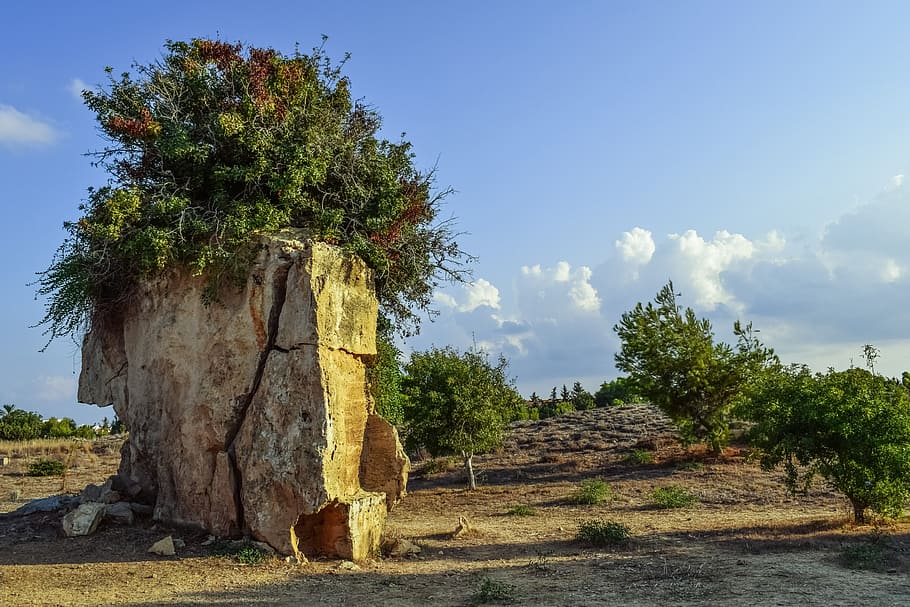 cyprus, paphos, tombs of the kings, archaeology, archaeological, HD wallpaper