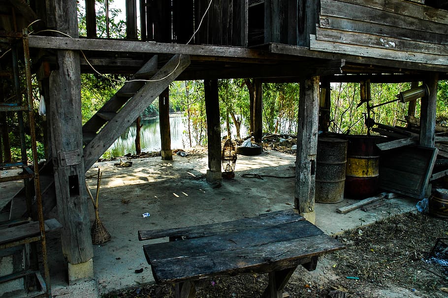 old barn, scale, vacation, ruin, wood - material, architecture HD wallpaper