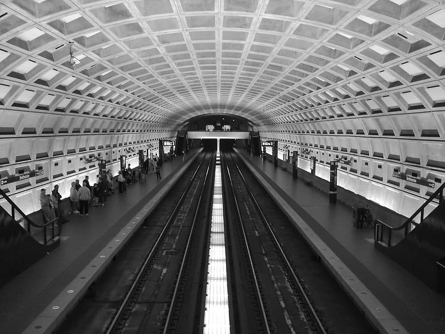 Station, Washington, Metro, Metro, Train, subway, transportation HD wallpaper