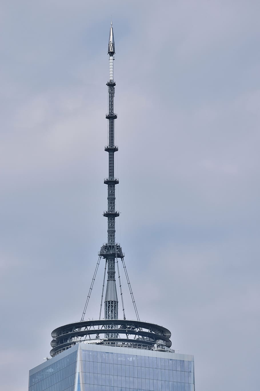 new york, antenna, one world trade center, tower, communications Tower, HD wallpaper