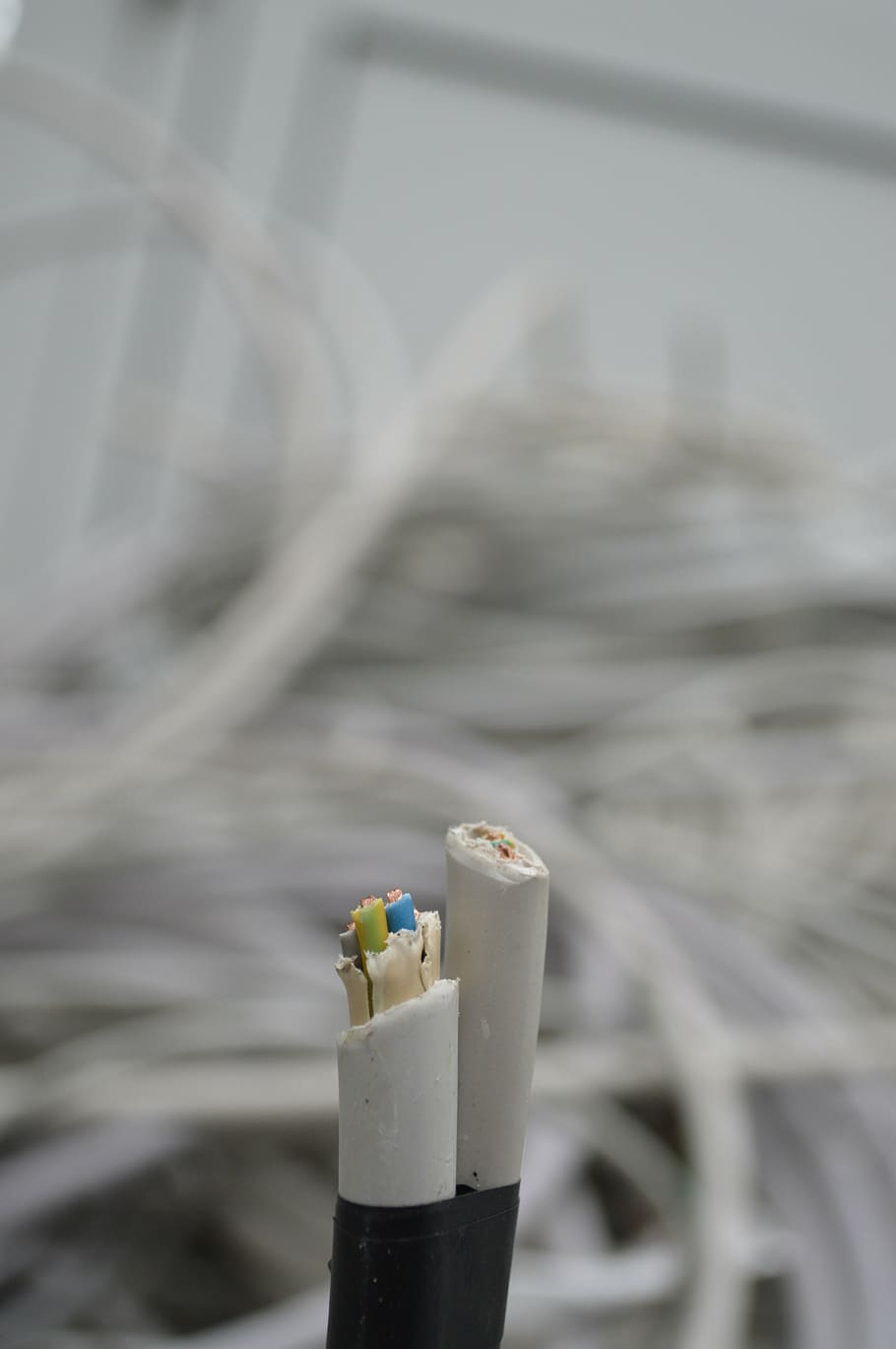 cable, electronics, technology, circuit, focus on foreground HD wallpaper