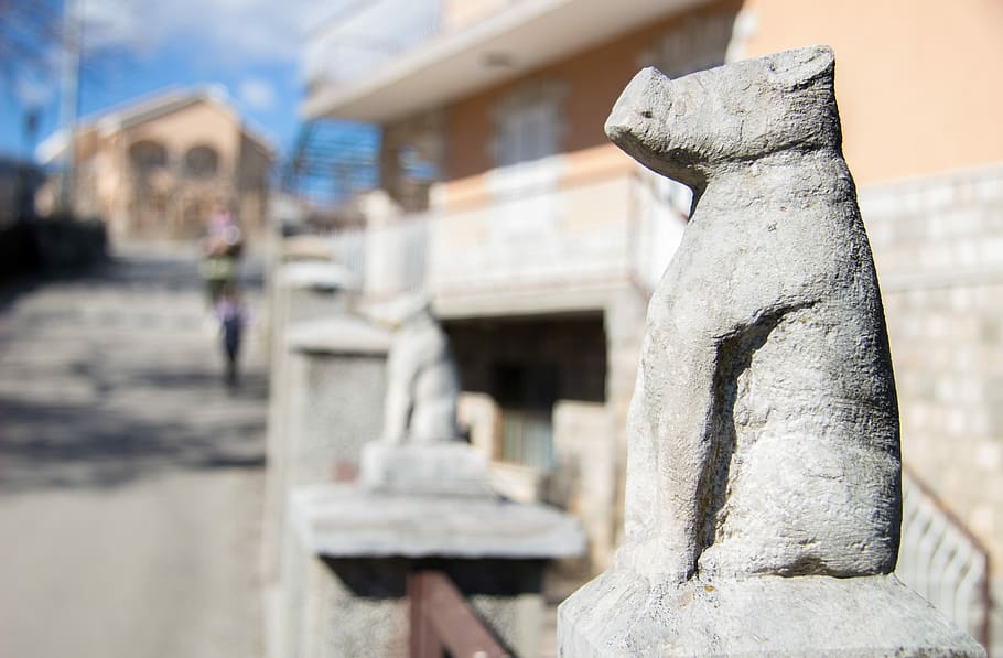 Gargoyle, Sculpture, Monument, Statue, travel, stone, leo, dog HD wallpaper