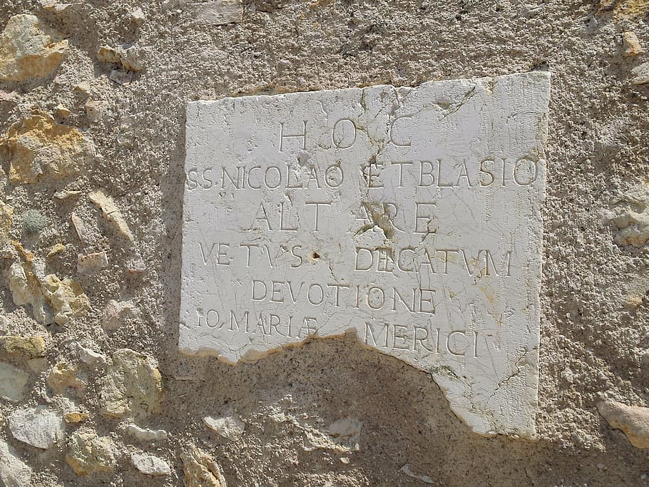wall, plaque, stone, old, facade, italy, salo, old buildings and structures HD wallpaper
