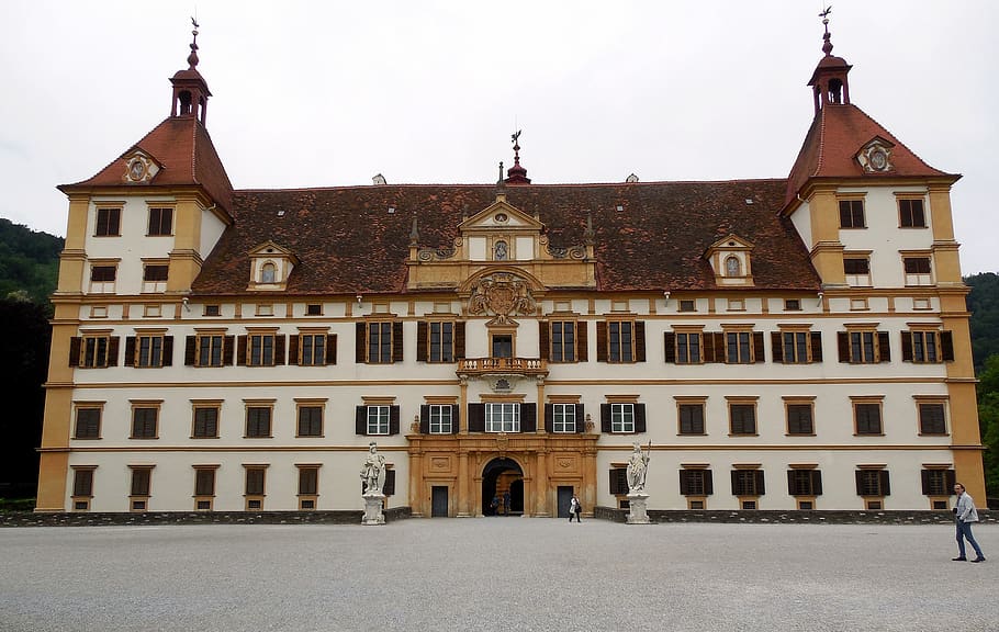 castle, eggenberg graz, austria, building exterior, architecture HD wallpaper