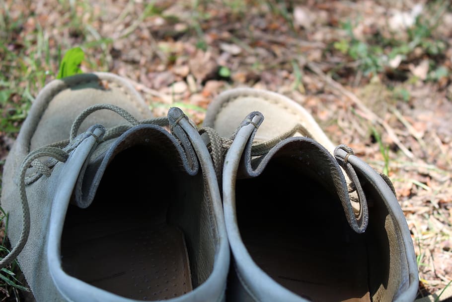 shoes, relax, rest, break, hiking, relaxation, resting place HD wallpaper