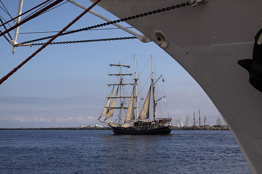 waters, ship, boat, transport system, transportation, mode of transportation HD wallpaper