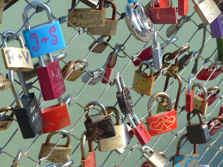 Love Locks, Castles, Fence, padlocks, love symbol, eternal love, HD wallpaper