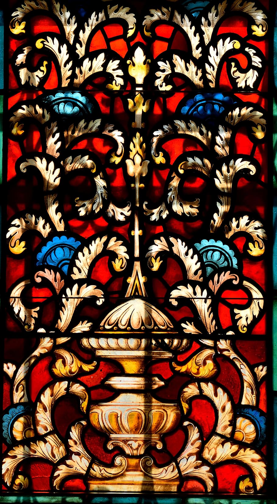 stain glass, window, art, stained, church, pattern, religion, HD wallpaper