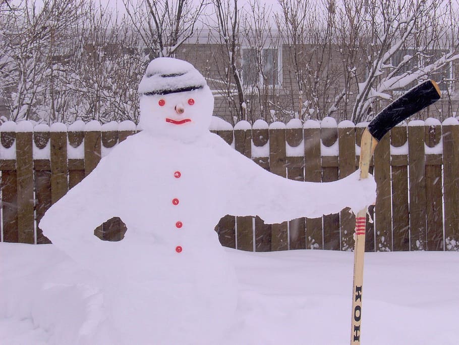 snow, snowman, december, fun, public garden, winter, outdoors HD wallpaper