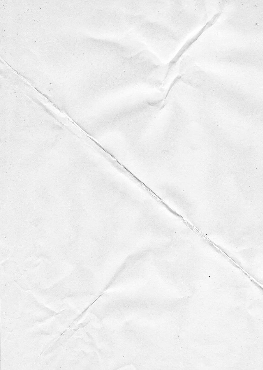 white printer paper, crease, creased, texture, crumple, crumpled