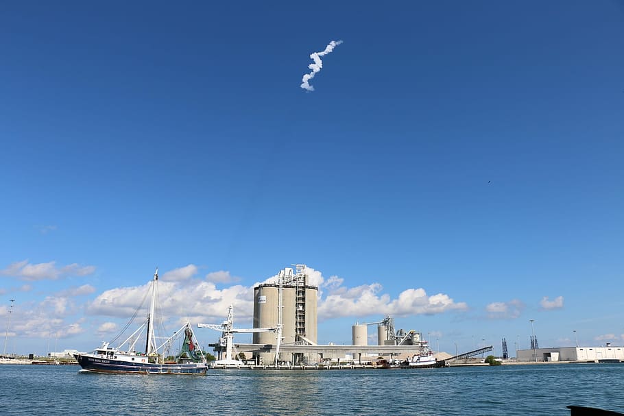 Boat, Spacex, Launch, Cape Canaveral, florida, nasa, sky, kennedy