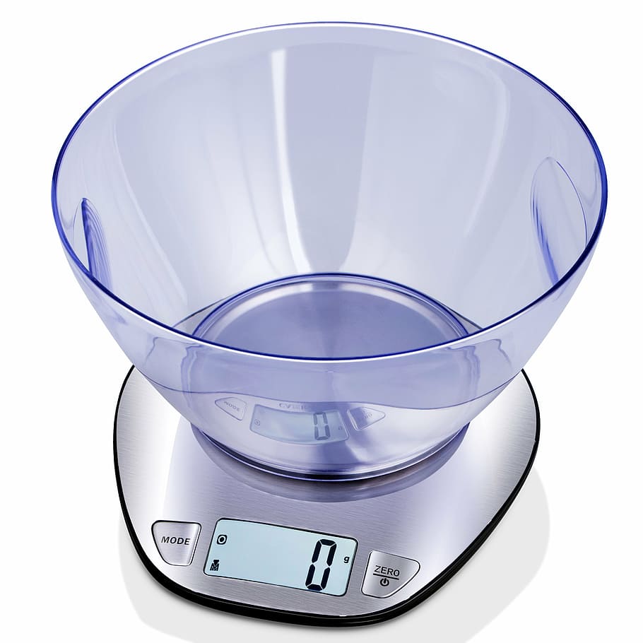 kitchen scale, kitchen scales, electronic scales, glass - material HD wallpaper