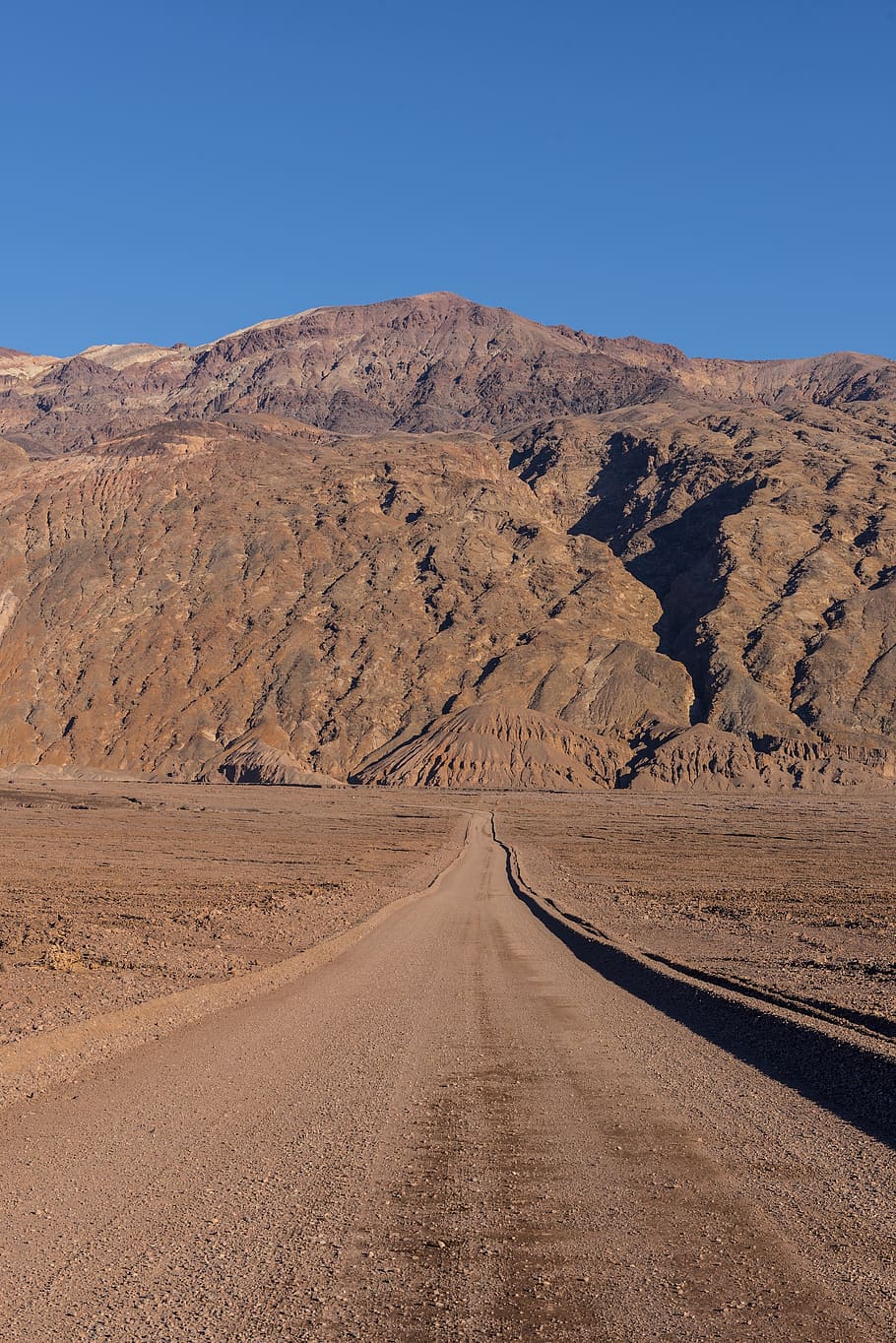 desert, road, landscape, scenic, nature, mountain, straight, HD wallpaper