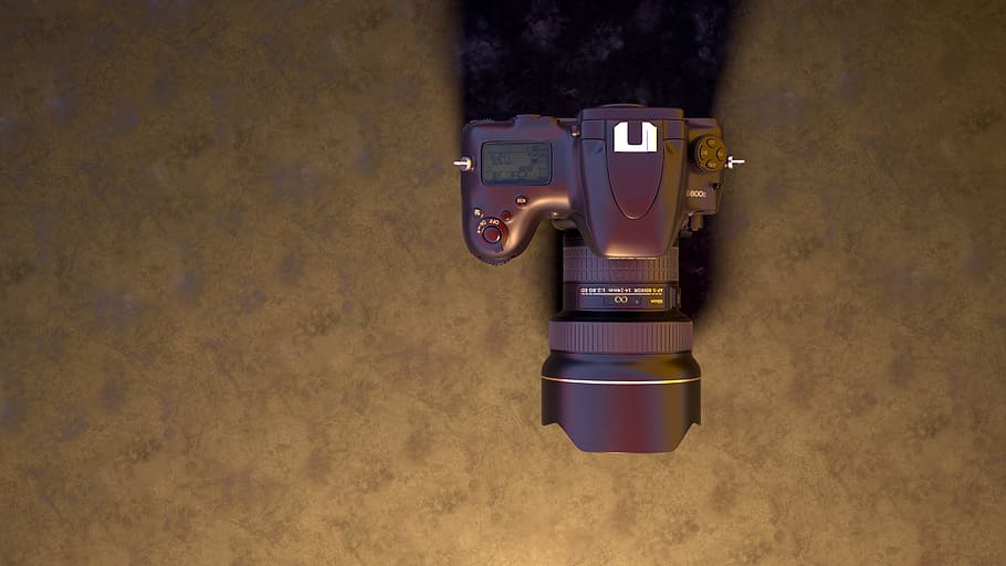 black DSLR camera on black surface, nikon, photography, digital HD wallpaper