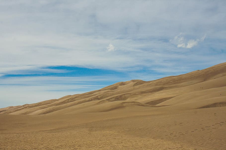 landscape photography of dessert, desert, sky, sand dune, scenery HD wallpaper