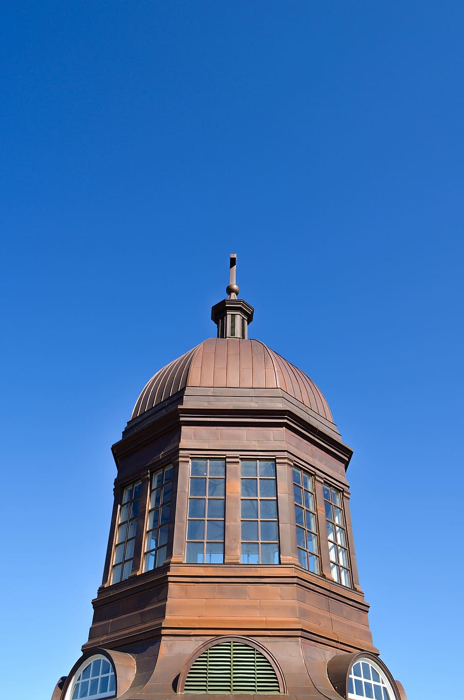 Dome, Architecture, Building, Glass, sky, cross, lookout, tower HD wallpaper