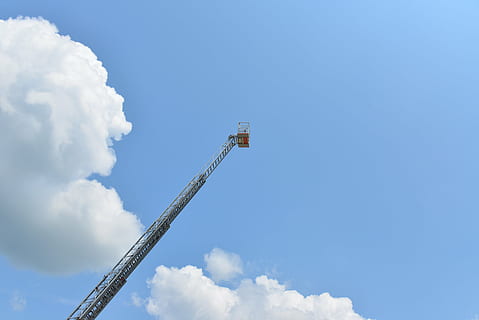 ladder, turntable ladder, head, fire, firefighting job, fire fighting HD wallpaper