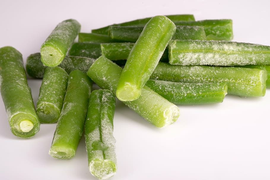 frozen beans, green, delicious, fresh, vegetable, kitchen, vegetables HD wallpaper