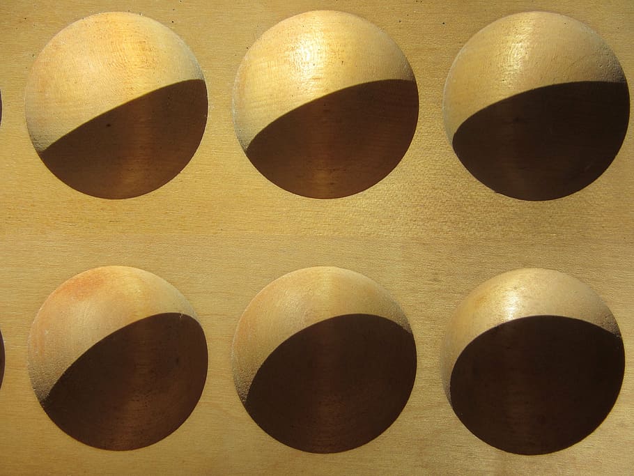 awele, board game, game board, play, wood, circle, shadow, illusion HD wallpaper