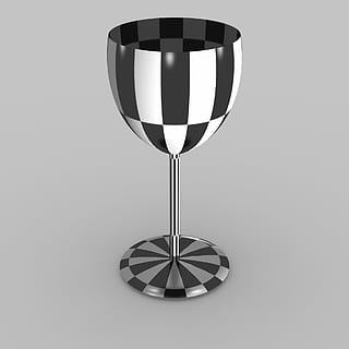 Chalice, Chequered, 3D, Model, Check, checked, design, graphical HD wallpaper