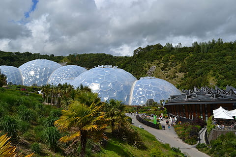 eden, project, cornwall, environment, ecology, england, dome HD wallpaper